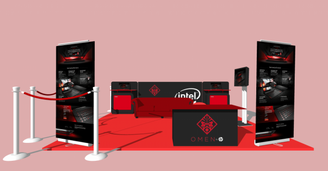 HP Omen Experience Centre Front-half